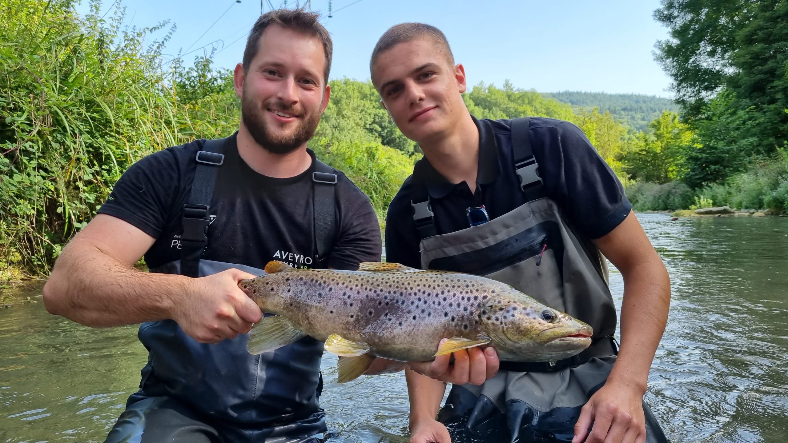 La règlementation de la pêche de la truite en Aveyron.