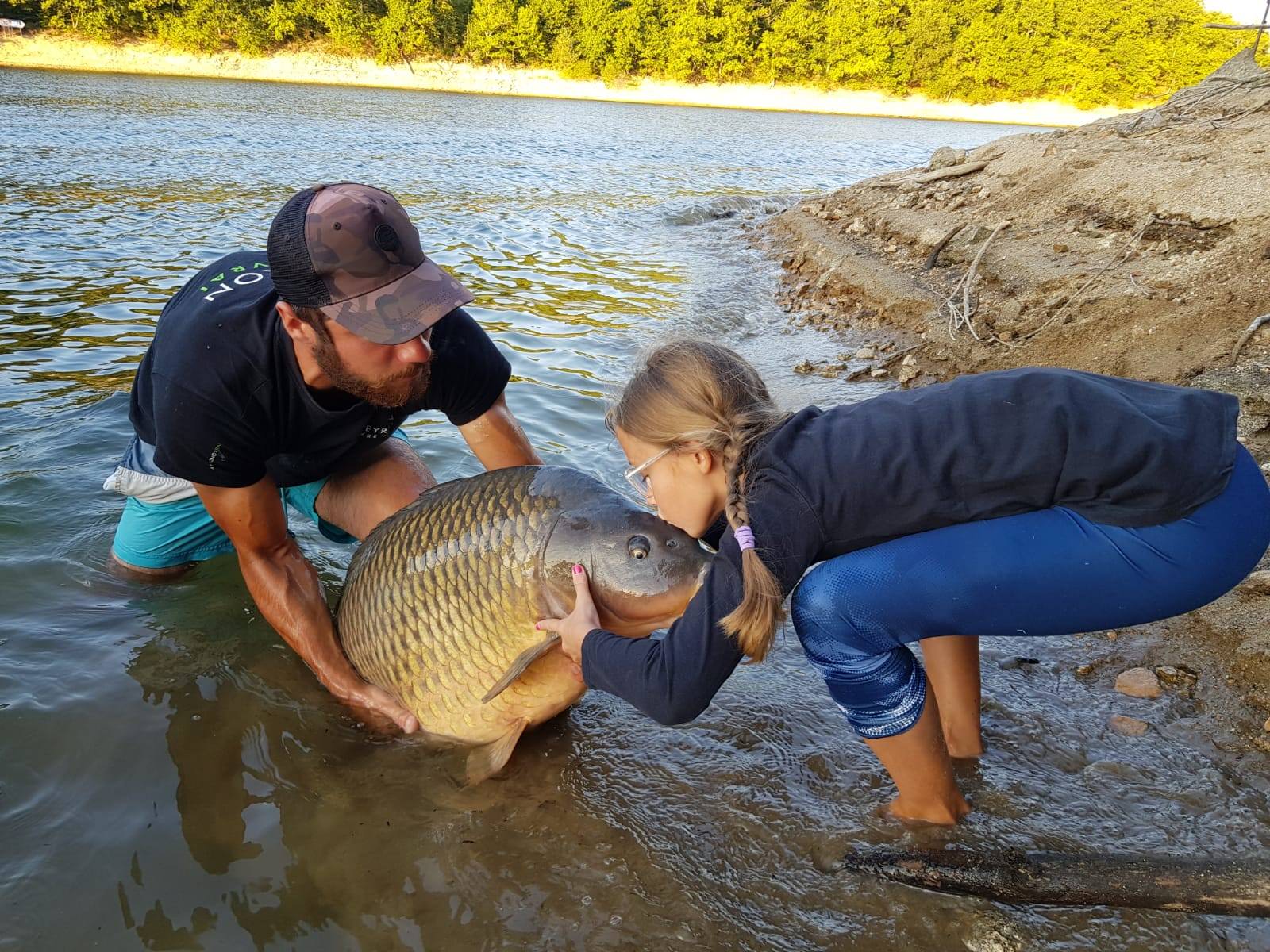 Les carpes et l'Aveyron